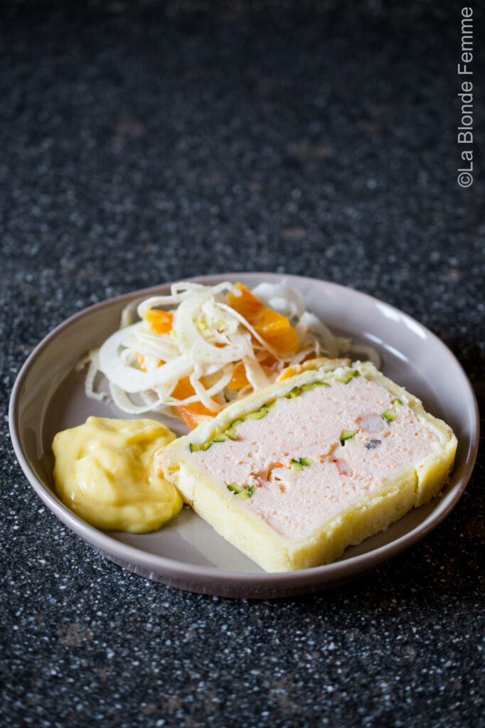 terrina di salmone e gamberi